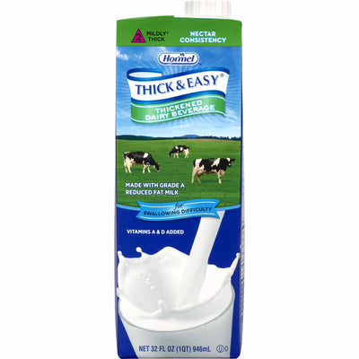 Thick & Easy® Dairy Nectar Consistency Milk Thickened Beverage, 32-ounce Carton