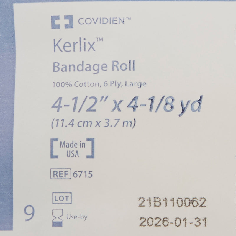 Kerlix™ Sterile Fluff Bandage Roll, 4-1/2 Inch x 4-1/10 Yard