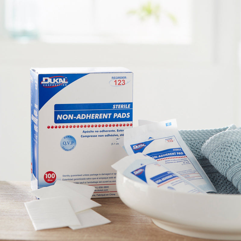 Dukal™ Non-Adherent Dressing, 2 x 3 Inch