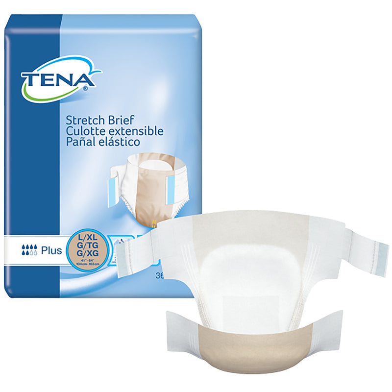 Tena® Stretch™ Plus Incontinence Brief, Large / Extra Large