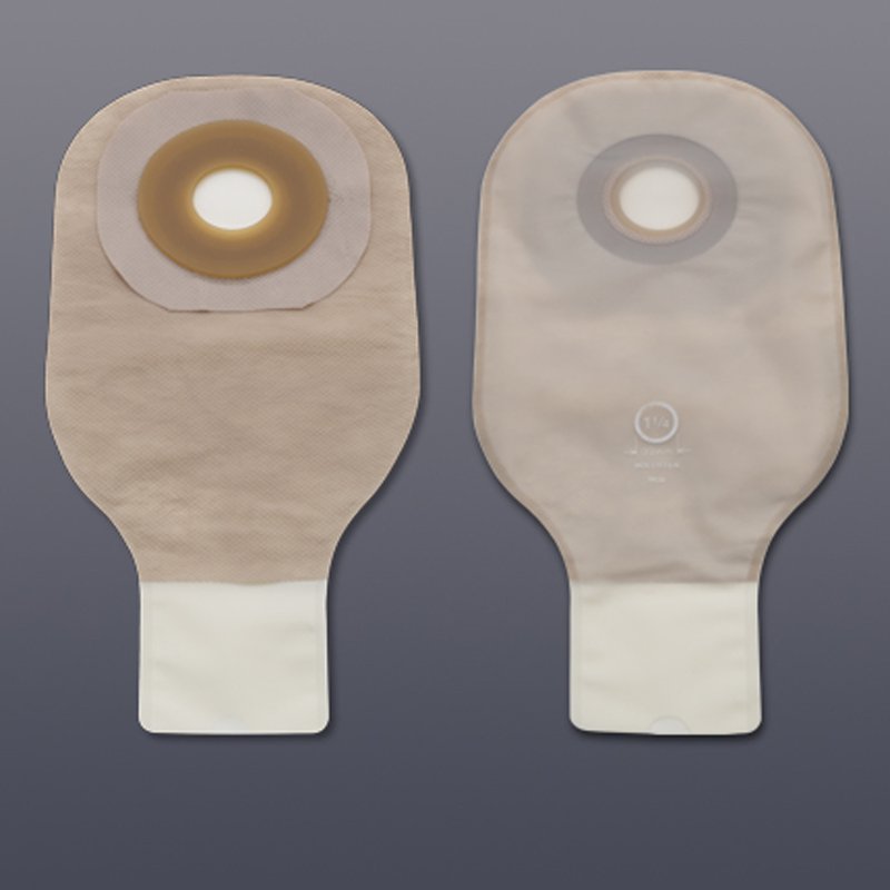 Premier™ Flextend™ One-Piece Drainable Transparent Colostomy Pouch, 12 Inch Length, 1¾ Inch Stoma