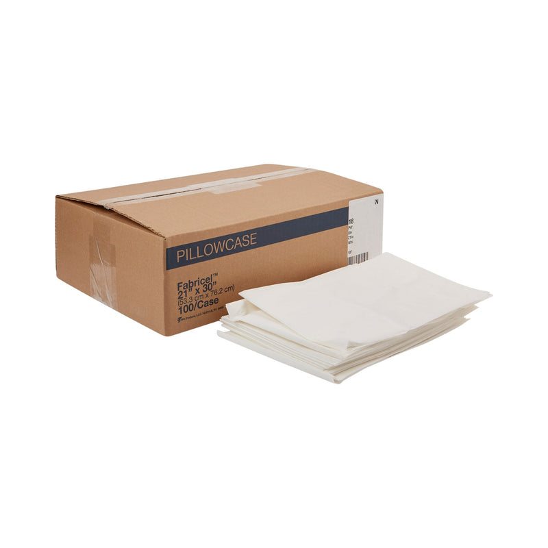 McKesson White Fabricel® Pillowcase, 21 x 30 Inch