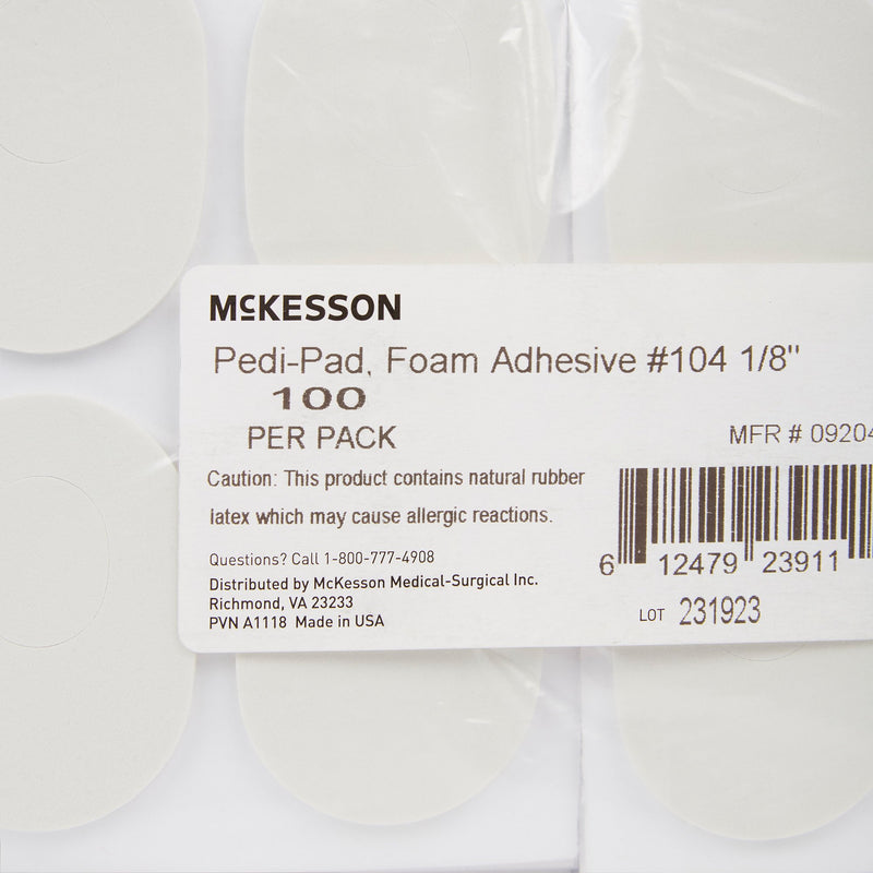 McKesson Pedi-Pad Foot Pad, Size 104