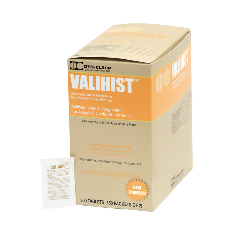 Valihist™ Acetaminophen / Chlorpheniramine Maleate / Phenylephrine Cold and Cough Relief